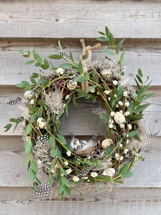 Easter Pussy Willow Wreath